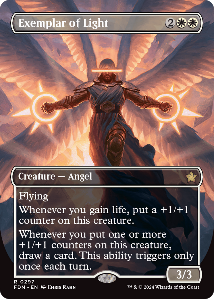 Exemplar of Light (Borderless) (297) [Foundations] - Deck Out Gaming