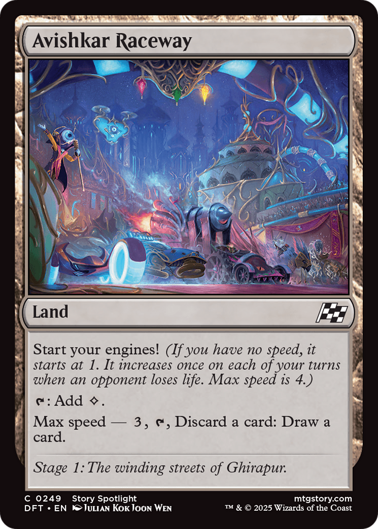 Avishkar Raceway (249) [Aetherdrift] foil - Deck Out Gaming