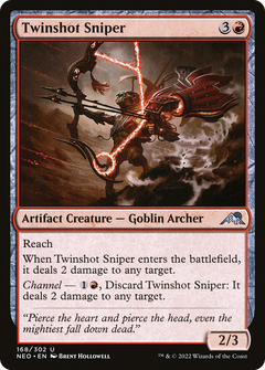 Twinshot Sniper (168) [Kamigawa: Neon Dynasty] foil - Deck Out Gaming