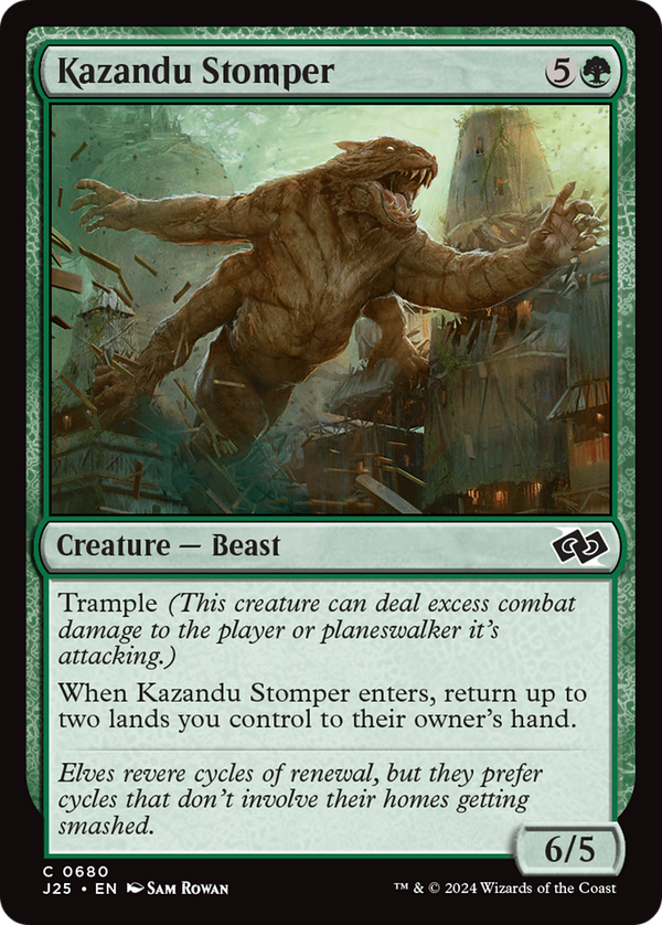 Kazandu Stomper (680) [Foundations Jumpstart] - Deck Out Gaming