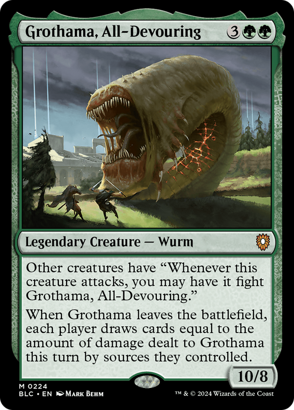 Grothama, All-Devouring (224) [Bloomburrow Commander] - Deck Out Gaming