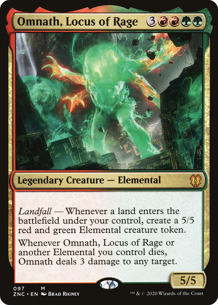 Omnath, Locus of Rage (97) [Zendikar Rising Commander] - Deck Out Gaming