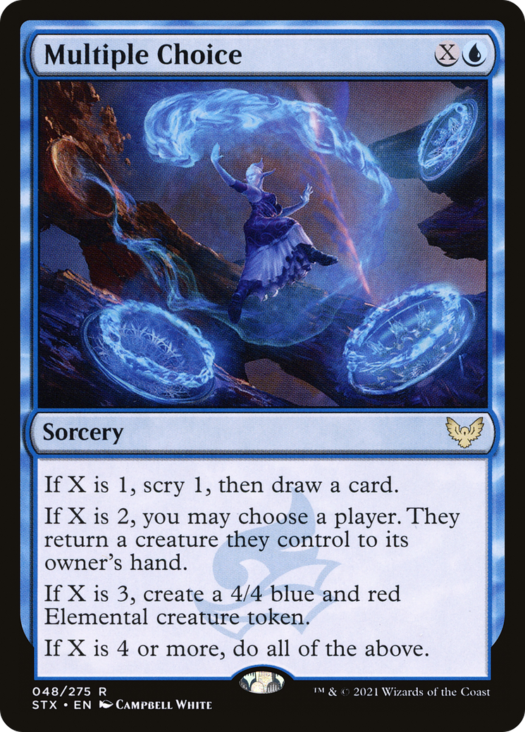 Multiple Choice (48) [Strixhaven: School of Mages] foil - Deck Out Gaming