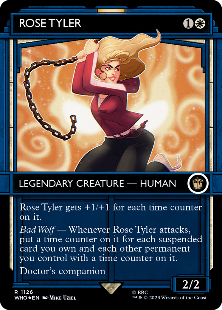 Rose Tyler (Showcase) (Surge Foil) (1126) [Doctor Who] foil - Deck Out Gaming