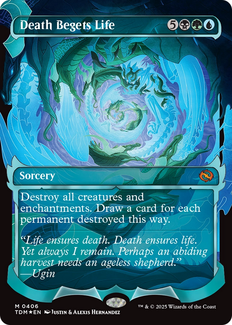 Death Begets Life (Showcase) (406) [Tarkir: Dragonstorm] foil - Deck Out Gaming