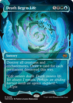 Death Begets Life (Showcase) (406) [Tarkir: Dragonstorm] foil - Deck Out Gaming