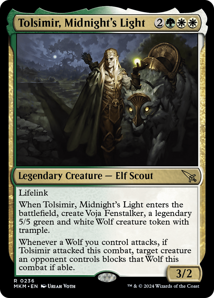 Tolsimir, Midnight's Light (236) [Murders at Karlov Manor] foil - Deck Out Gaming