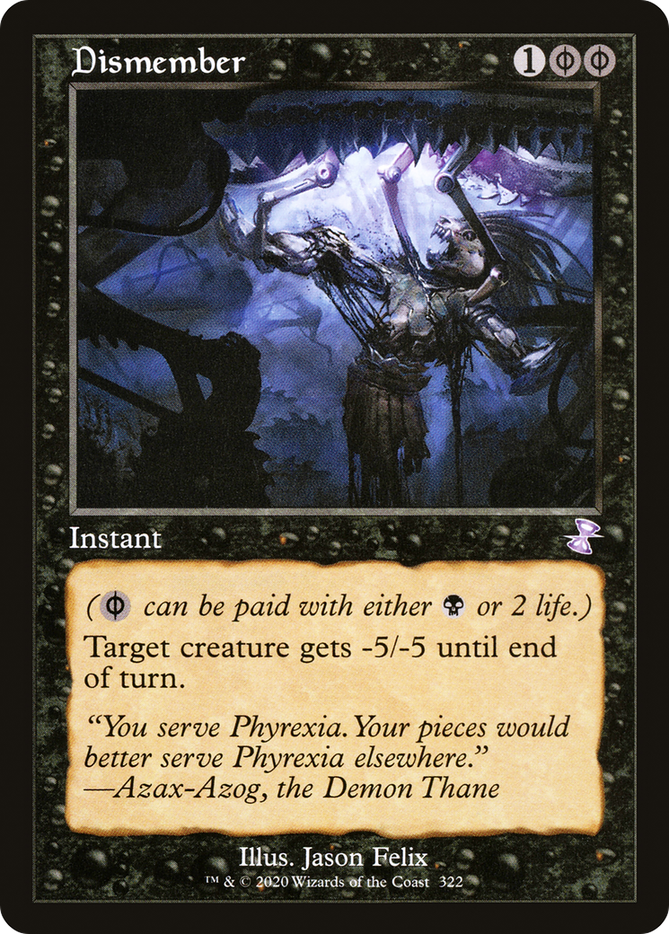 Dismember (322) [Time Spiral Remastered] - Deck Out Gaming