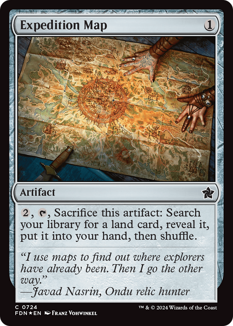 Expedition Map (724) [Foundations] foil - Deck Out Gaming
