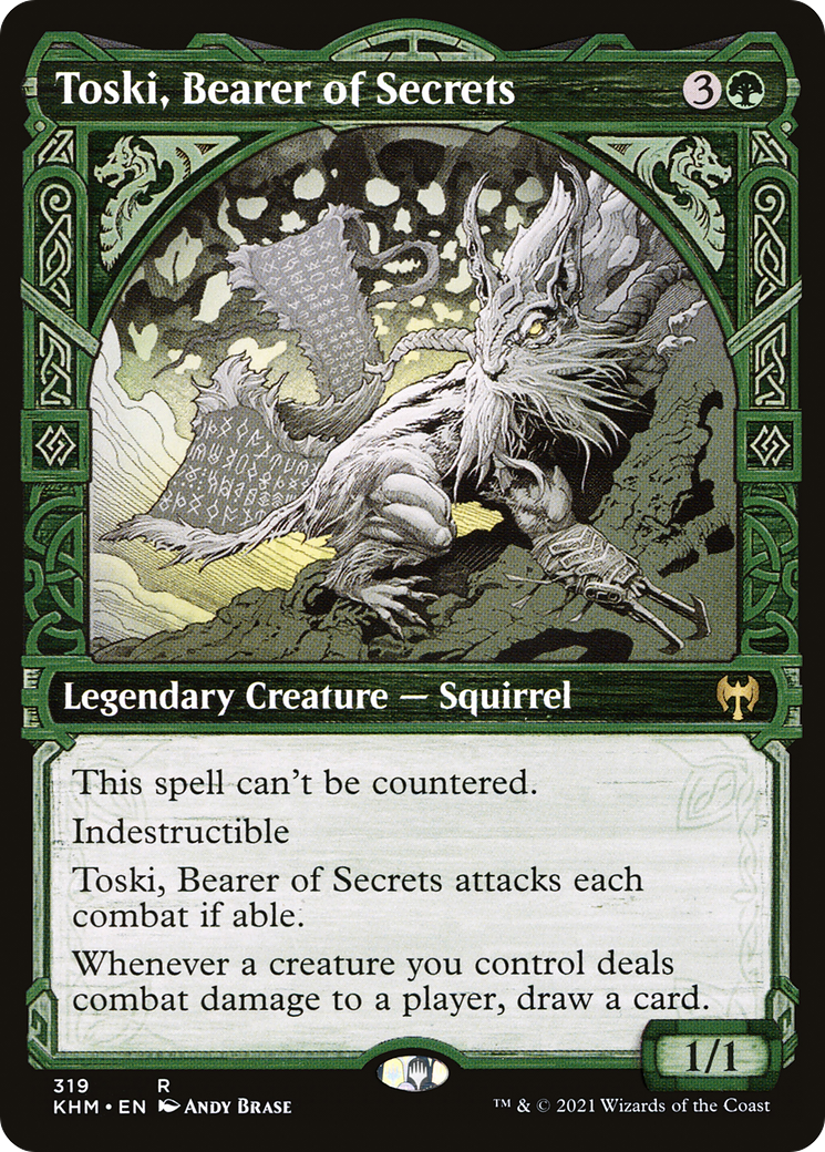 Toski, Bearer of Secrets (Showcase) (319) [Kaldheim] foil - Deck Out Gaming