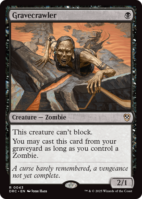 Gravecrawler (43) [Commander: Aetherdrift] - Deck Out Gaming