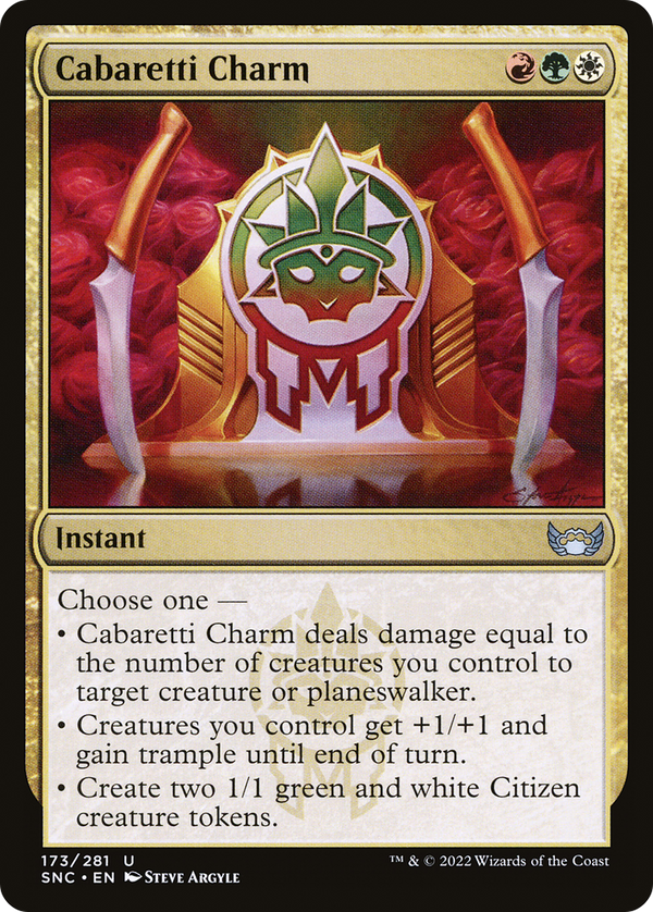Cabaretti Charm (173) [Streets of New Capenna] foil - Deck Out Gaming