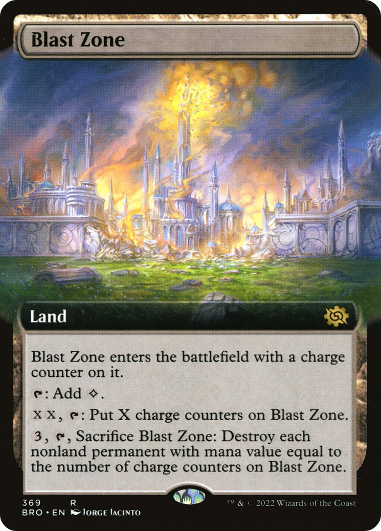 Blast Zone (Extended Art) (369) [The Brothers' War] - Deck Out Gaming