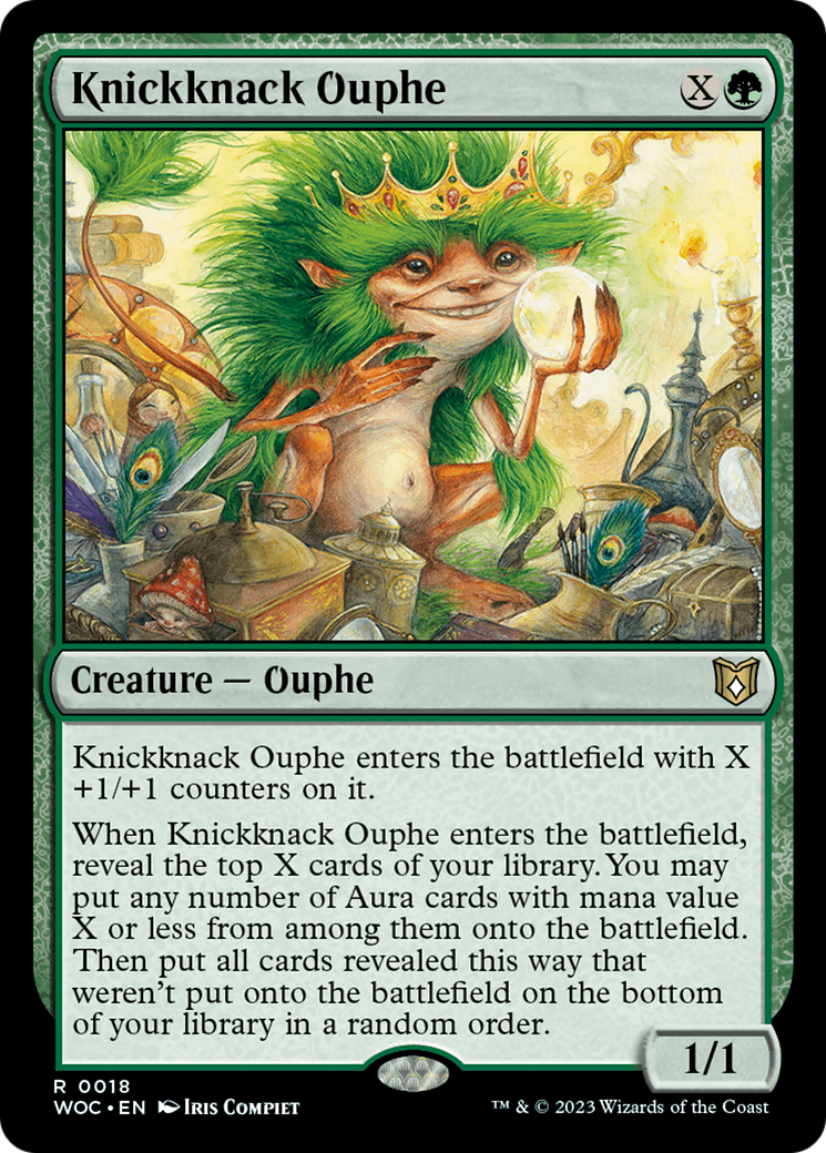 Knickknack Ouphe (18) [Wilds of Eldraine Commander] - Deck Out Gaming