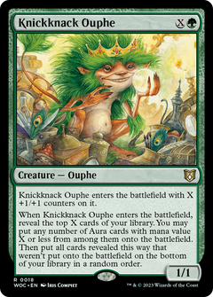 Knickknack Ouphe (18) [Wilds of Eldraine Commander] - Deck Out Gaming