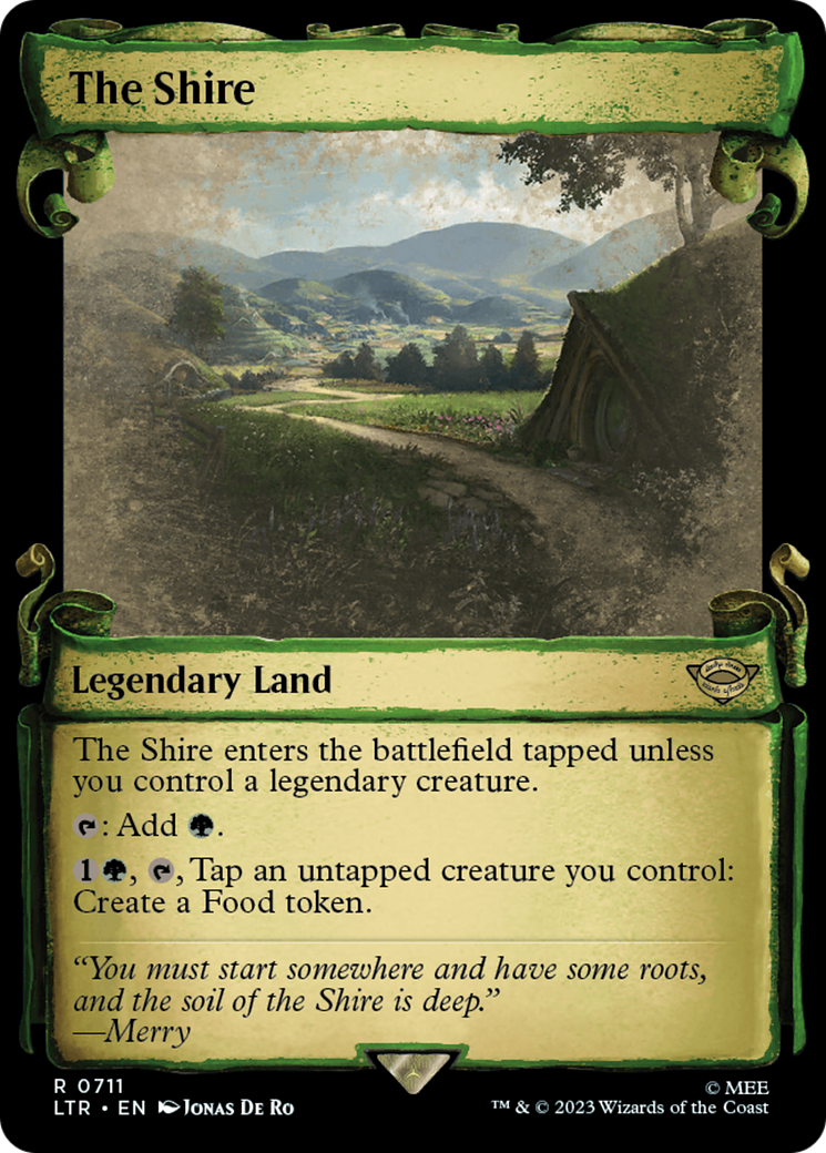 The Shire (Showcase Scrolls) (711) [The Lord of the Rings: Tales of Middle-earth] foil - Deck Out Gaming