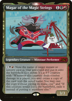 Magar of the Magic Strings (Showcase) (Galaxy Foil) (514) [Unfinity] foil - Deck Out Gaming