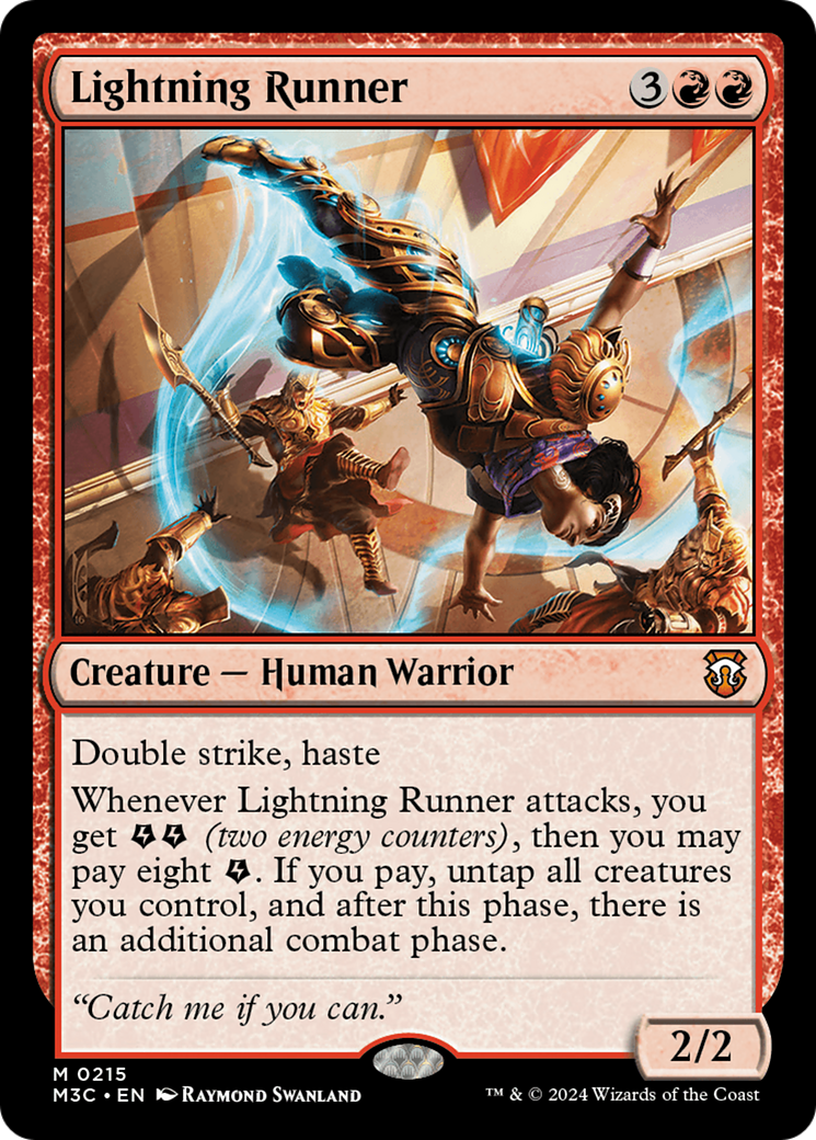 Lightning Runner (215) [Modern Horizons 3 Commander] - Deck Out Gaming