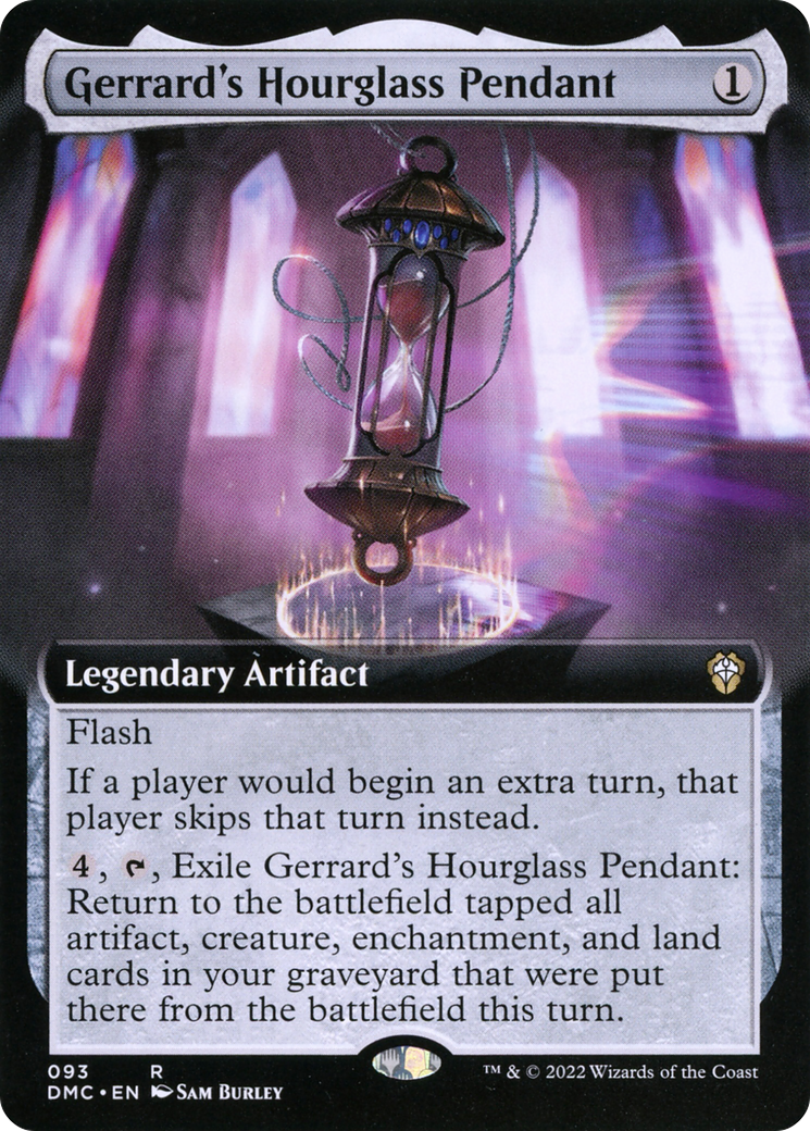 Gerrard's Hourglass Pendant (Extended Art) (93) [Commander: Dominaria United] - Deck Out Gaming