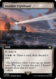 Desolate Lighthouse (Extended Art) (Surge Foil) (1080) [Doctor Who] foil - Deck Out Gaming