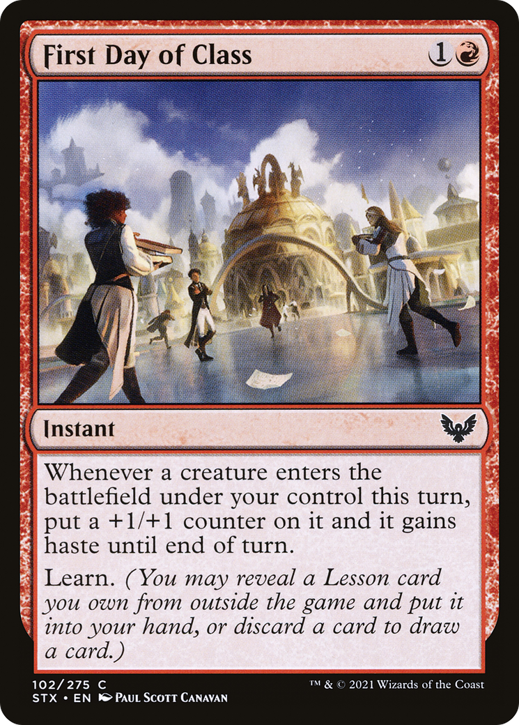 First Day of Class (102) [Strixhaven: School of Mages] foil - Deck Out Gaming