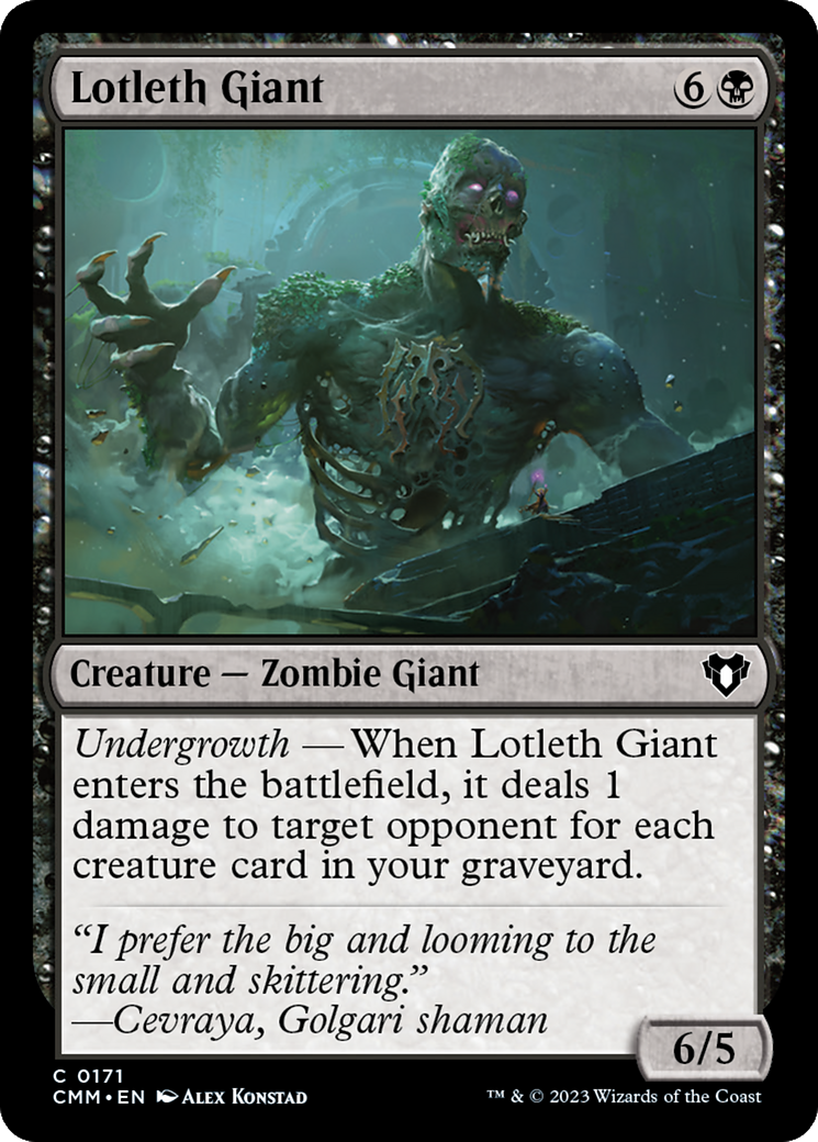 Lotleth Giant (171) [Commander Masters] foil - Deck Out Gaming