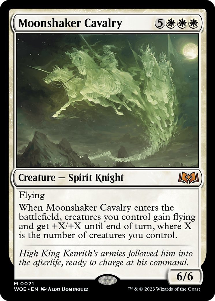 Moonshaker Cavalry (21) [Wilds of Eldraine] - Deck Out Gaming