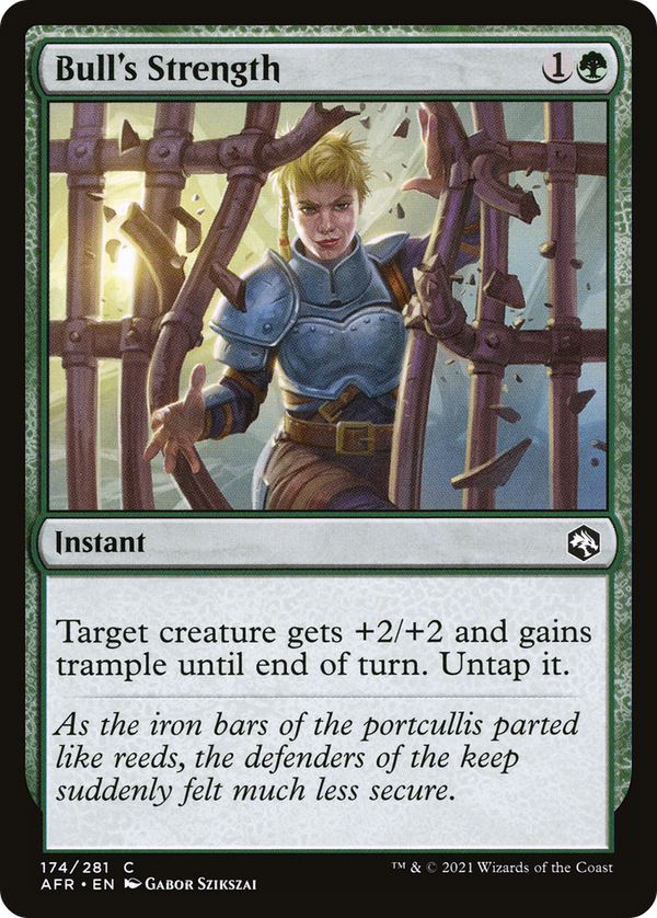 Bull's Strength (174) [Adventures in the Forgotten Realms] foil - Deck Out Gaming