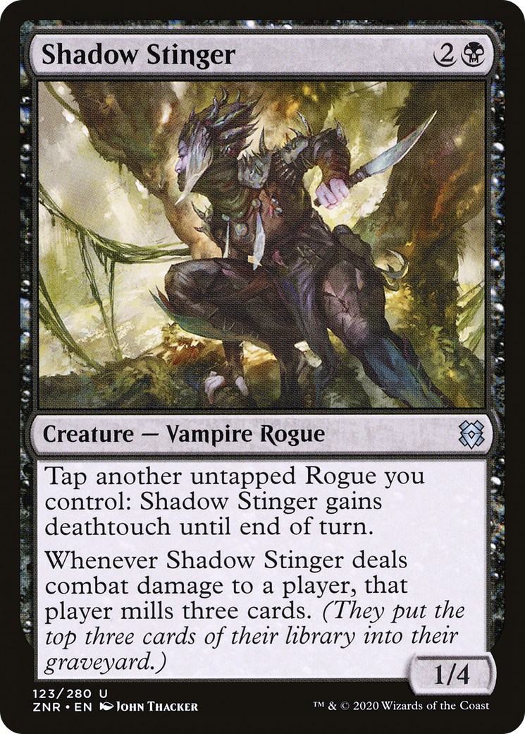 Shadow Stinger (123) [Zendikar Rising] - Deck Out Gaming