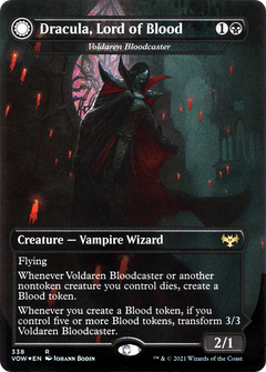 Dracula, Lord of Blood - Voldaren Bloodcaster (338) [Innistrad: Crimson Vow] foil - Deck Out Gaming