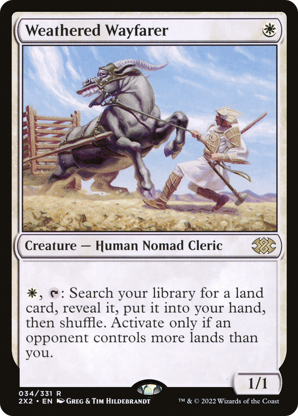 Weathered Wayfarer (34) [Double Masters 2022] foil - Deck Out Gaming