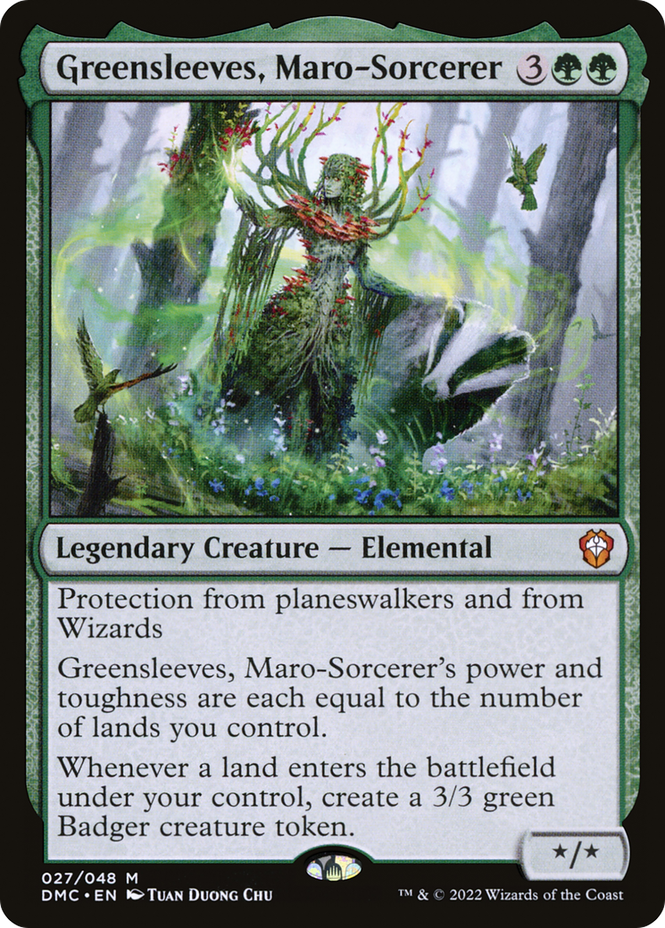 Greensleeves, Maro-Sorcerer (27) [Dominaria United Commander] - Deck Out Gaming