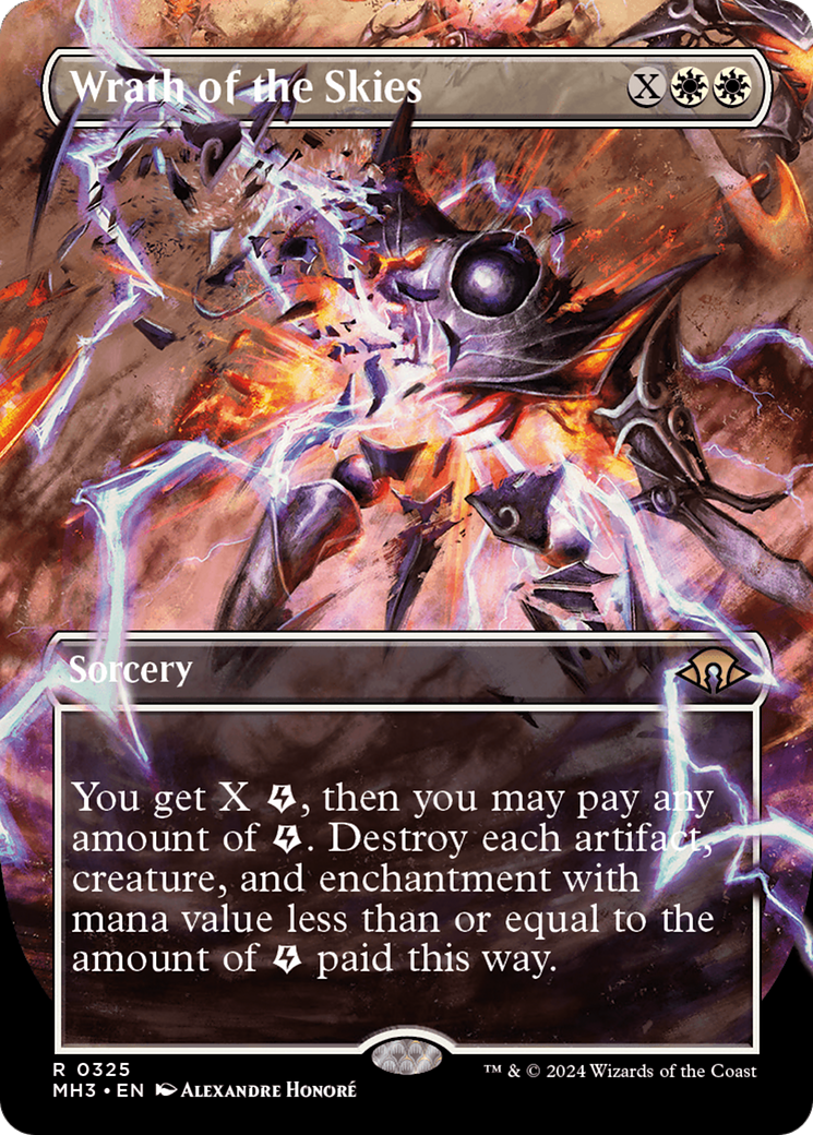Wrath of the Skies (Borderless) (325) [Modern Horizons 3] - Deck Out Gaming