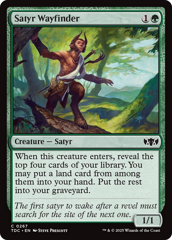 Satyr Wayfinder (267) [Commander: Tarkir: Dragonstorm] - Deck Out Gaming