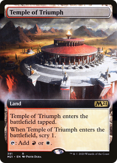 Temple of Triumph (Extended Art) (391) [Core Set 2021] foil - Deck Out Gaming