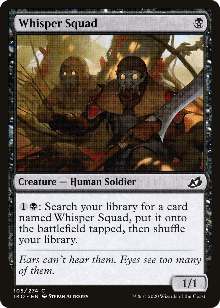 Whisper Squad (105) [Ikoria: Lair of Behemoths] foil - Deck Out Gaming