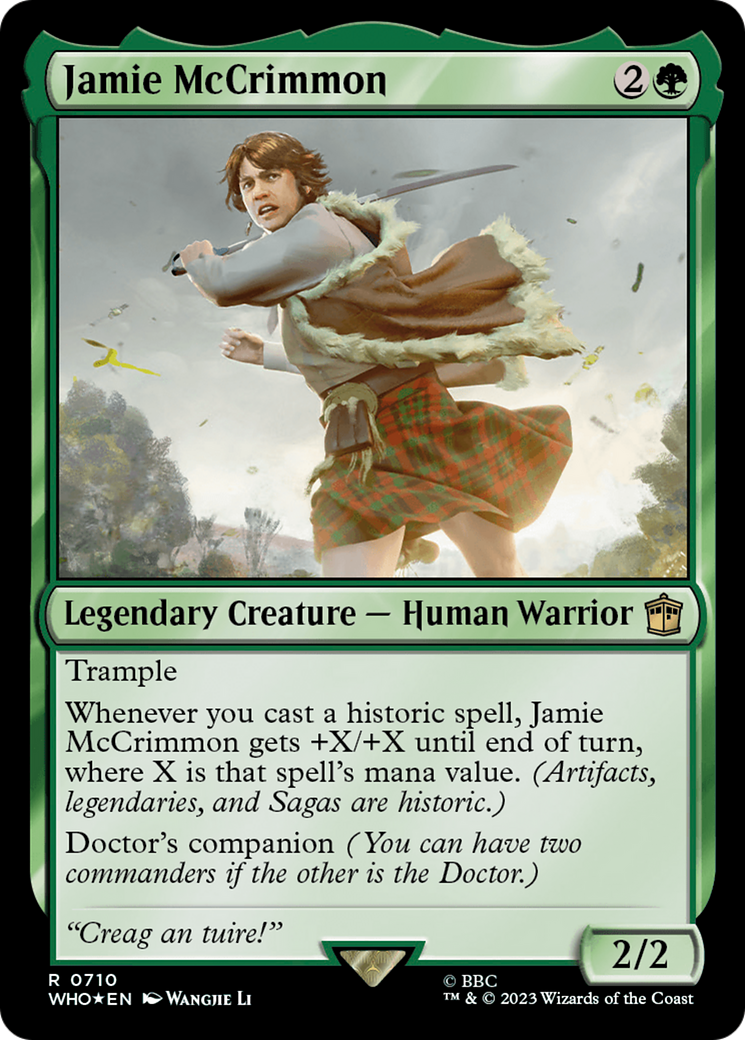 Jamie McCrimmon (Surge Foil) (710) [Doctor Who] foil - Deck Out Gaming