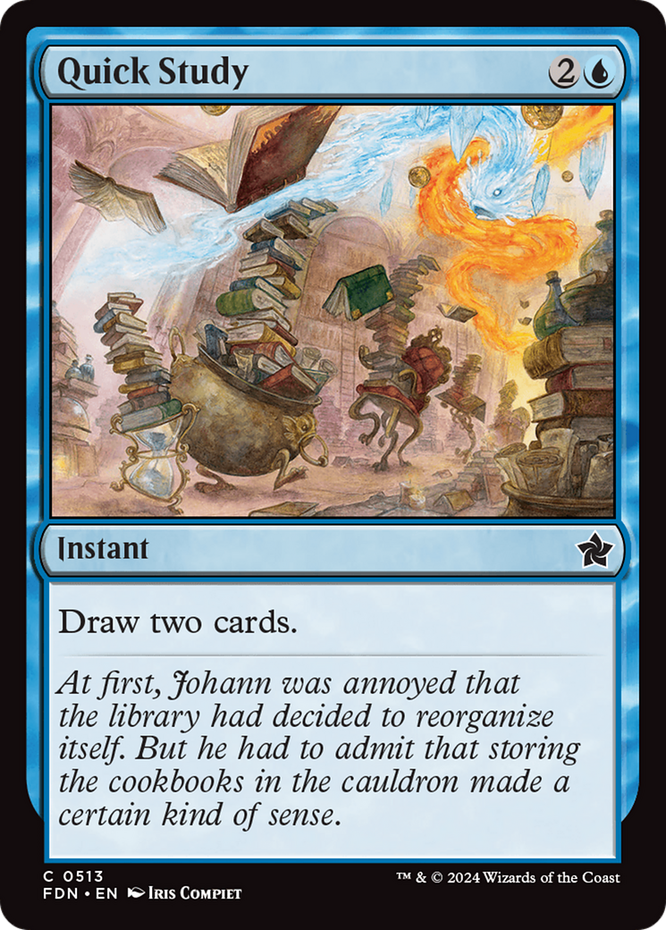 Quick Study (513) [Foundations] - Deck Out Gaming