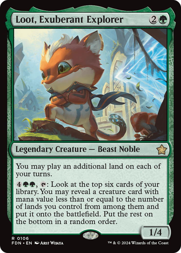 Loot, Exuberant Explorer (106) [Foundations] foil - Deck Out Gaming