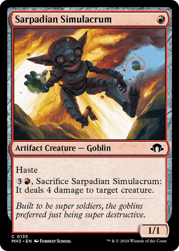 Sarpadian Simulacrum (135) [Modern Horizons 3] foil - Deck Out Gaming