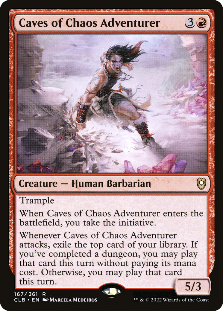 Caves of Chaos Adventurer (167) [Commander Legends: Battle for Baldur's Gate] - Deck Out Gaming