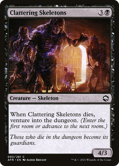 Clattering Skeletons (93) [Adventures in the Forgotten Realms] foil - Deck Out Gaming
