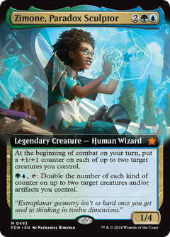 Zimone, Paradox Sculptor (Extended Art) (483) [Foundations] - Deck Out Gaming
