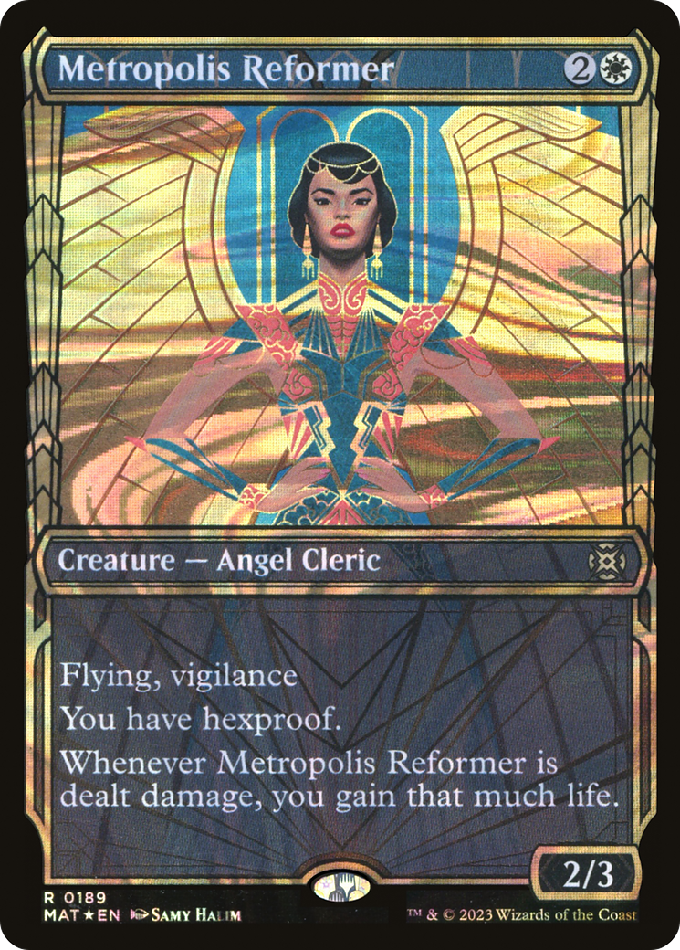 Metropolis Reformer (Halo Foil) (189) [March of the Machine: The Aftermath] foil - Deck Out Gaming
