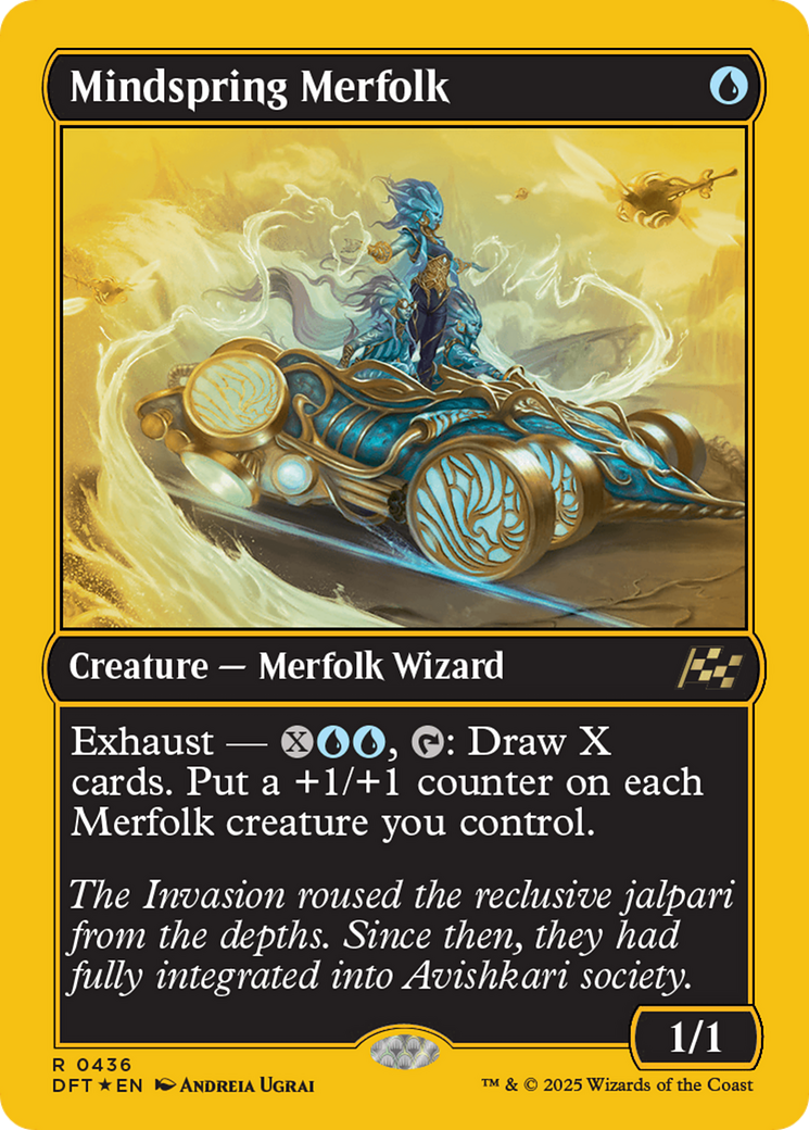 Mindspring Merfolk (First-Place Foil) (436) [Aetherdrift] foil - Deck Out Gaming