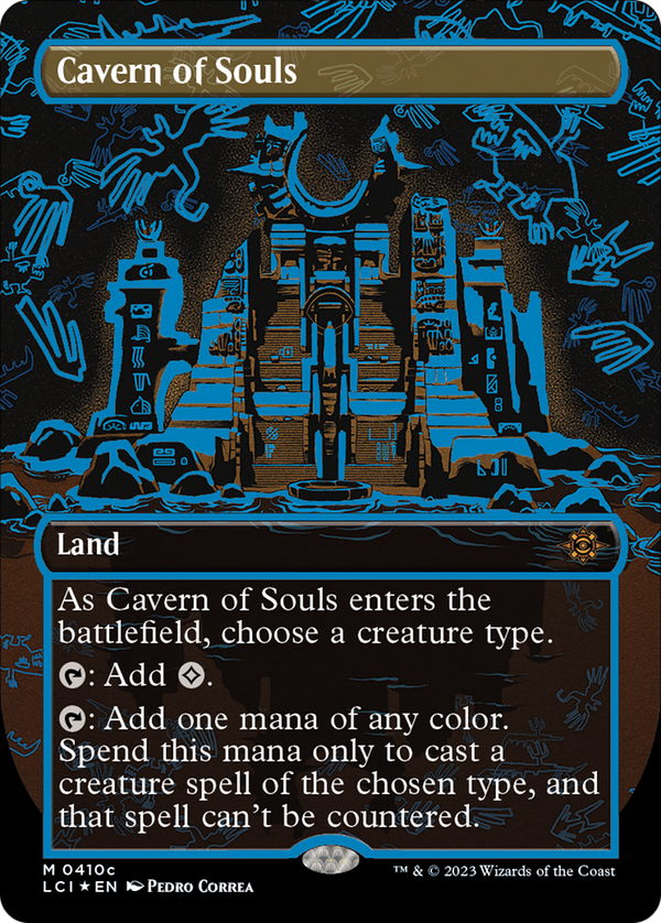 Cavern of Souls (0410c) (Borderless) (410c) [The Lost Caverns of Ixalan] foil - Deck Out Gaming