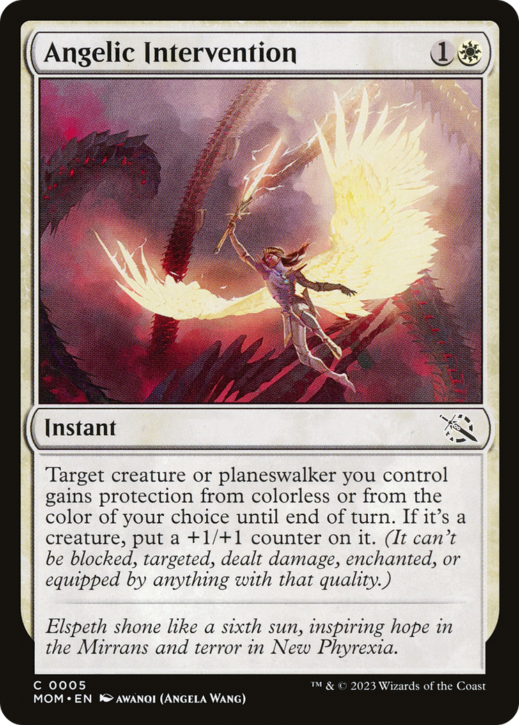 Angelic Intervention (5) [March of the Machine] foil - Deck Out Gaming
