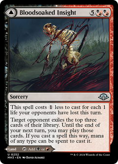 Bloodsoaked Insight (252) [Modern Horizons 3] foil - Deck Out Gaming
