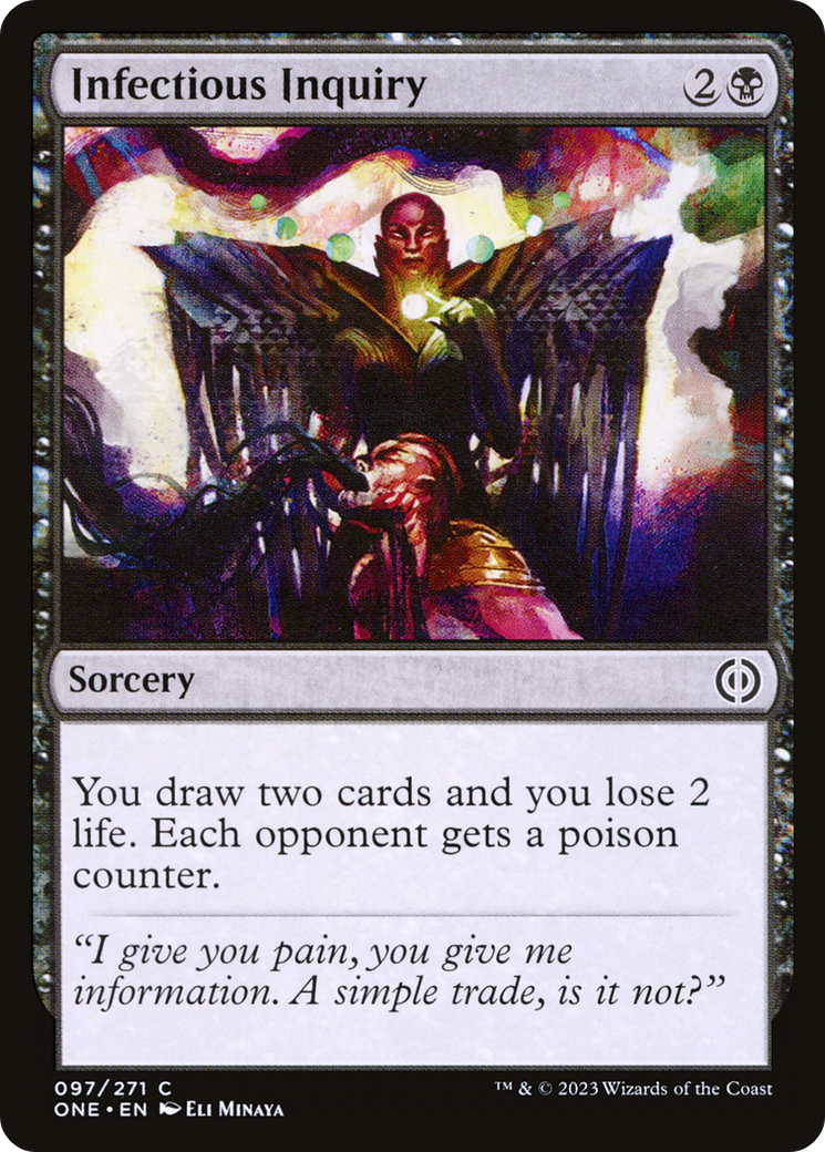 Infectious Inquiry (97) [Phyrexia: All Will Be One] foil - Deck Out Gaming