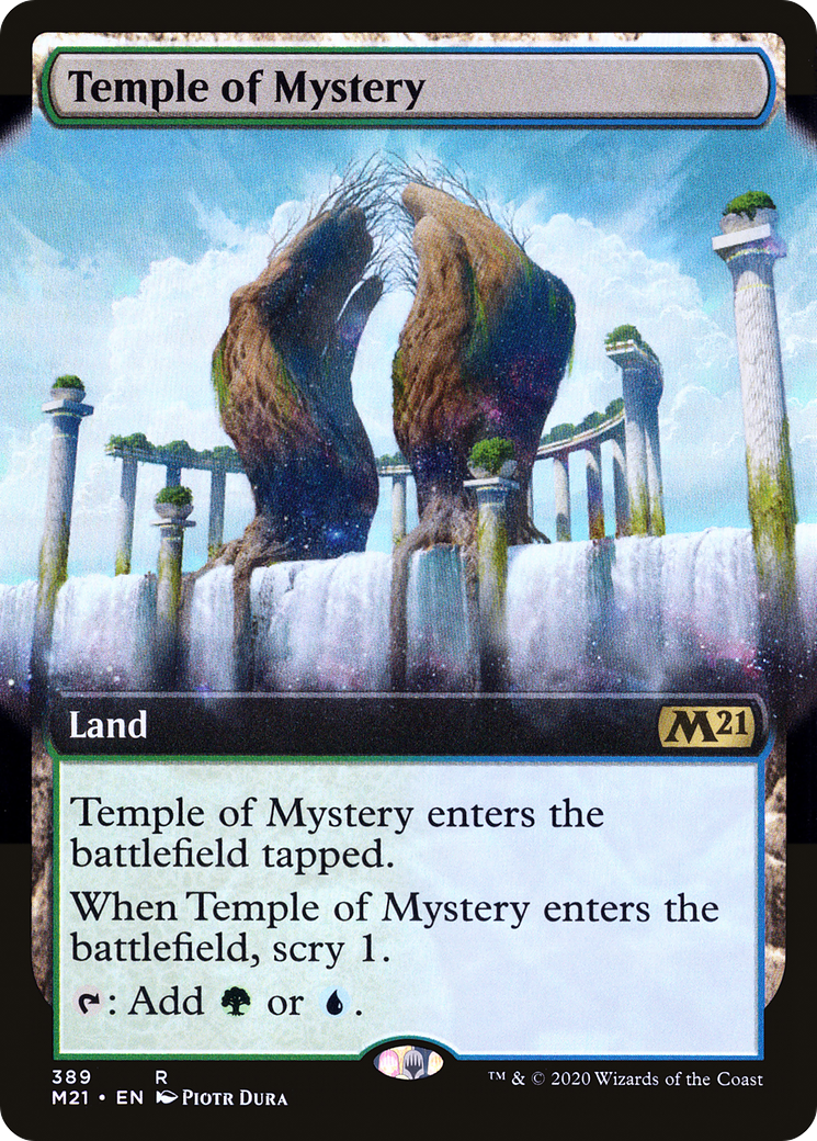 Temple of Mystery (Extended Art) (389) [Core Set 2021] foil - Deck Out Gaming